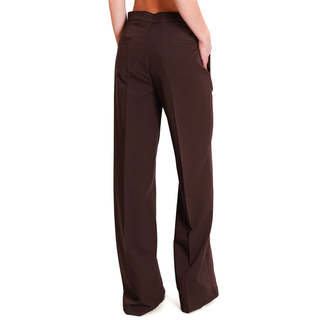 Vicolo-Pantalone gamba dritta - moro