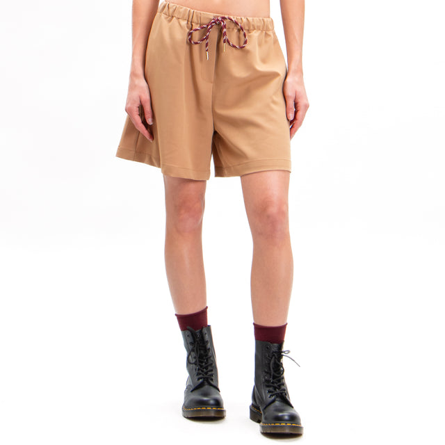 Vicolo-Shorts con coulisse - camel