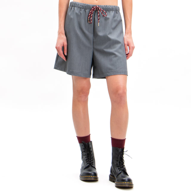 Vicolo-Shorts with drawstring - grey