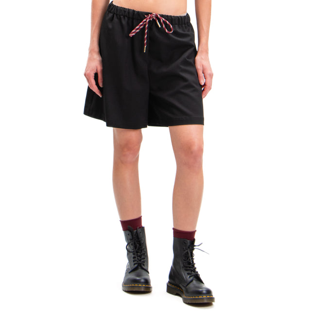 Vicolo-Shorts with drawstring - black