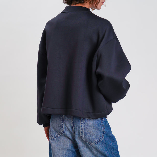 Vicolo-Bomber in neoprene - nero