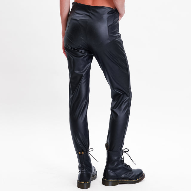 Vicolo-Pantalone similpelle slim fit - nero