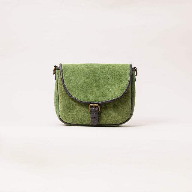 W by Whitemood-Tolfina in suede - GREEN