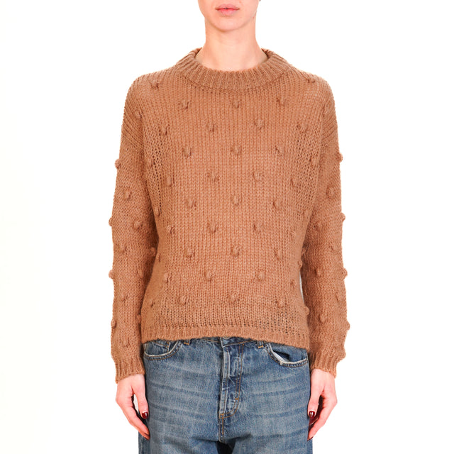 Zeroassoluto-Maglia mohair - biscotto