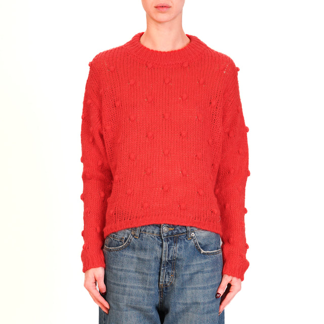 Zeroassoluto-Maglia mohair - lacca