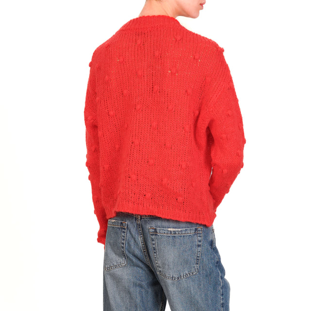 Zeroassoluto-Maglia mohair - lacca