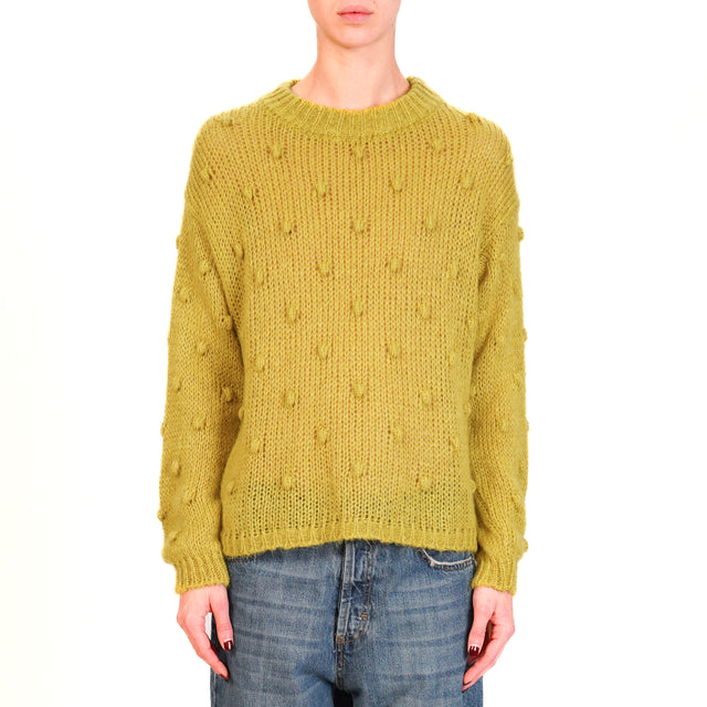 Zeroassoluto-Maglia mohair - olio