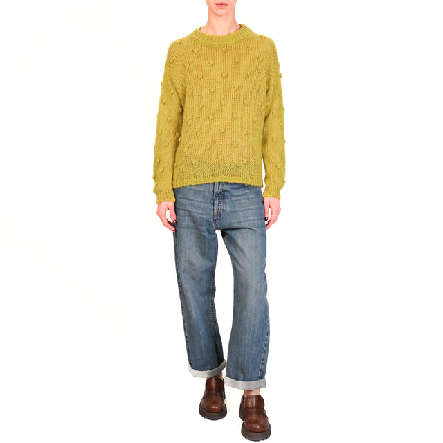 Zeroassoluto-Maglia mohair - olio