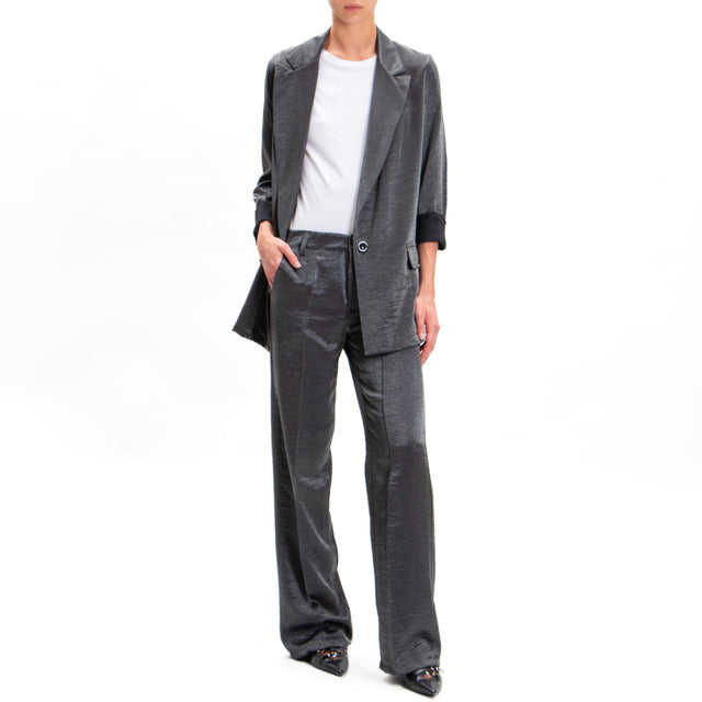 Zeroassoluto-BRIENNE straight leg trousers - lead