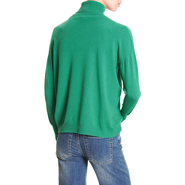 Zeroassoluto-Maglia collo alto - VERDE