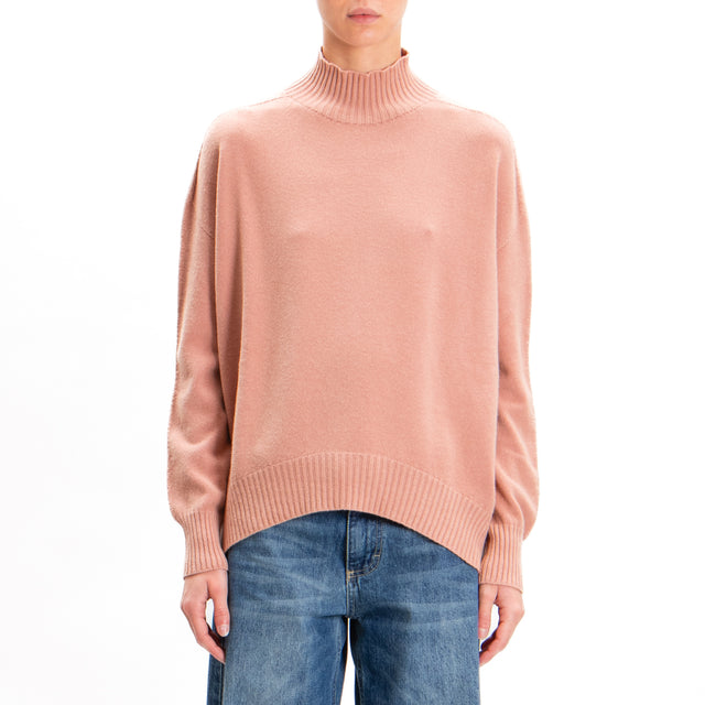 Zeroassoluto-Ribbed collar sweater - phard