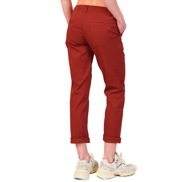 Zeroassoluto-Pantalone LOIS chino cotone elasticizzato - india