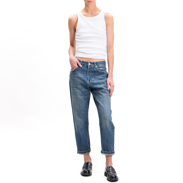 Zeroassoluto-Jeans MORGANA boyfriend - denim