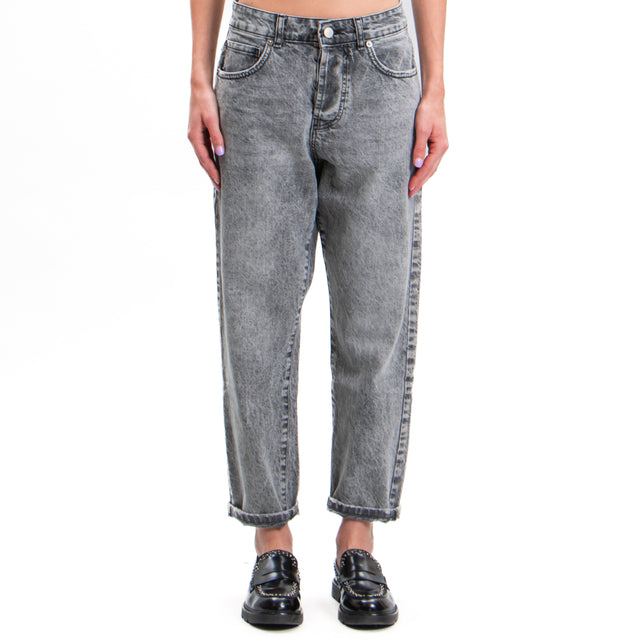 Zeroassoluto-Jeans MORGANA boyfriend - grigio fumo