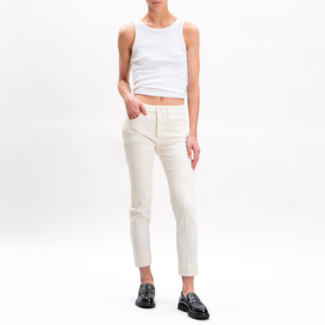 Vicolo-DAISY slim fit jeans - off white